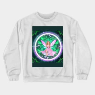 pink fairy Crewneck Sweatshirt